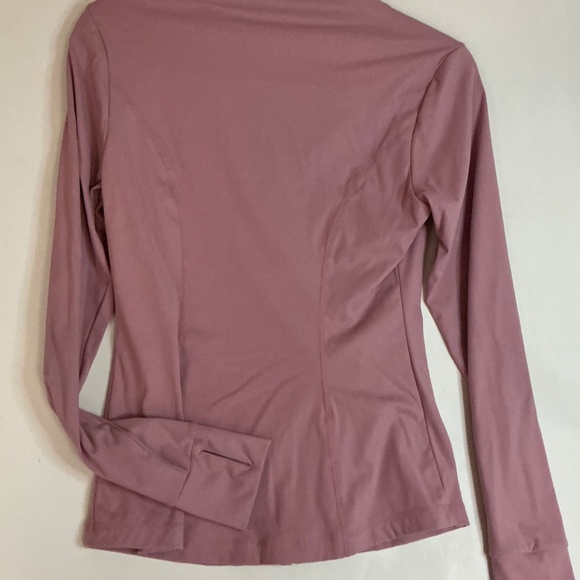Women”s Trendy Queen Pink zip Athletic Jacket size sm - Picture 3 of 6